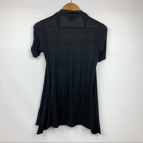 IZ Byer One Piece Ruffle Camisole Cardigan - Picture 8 of 8